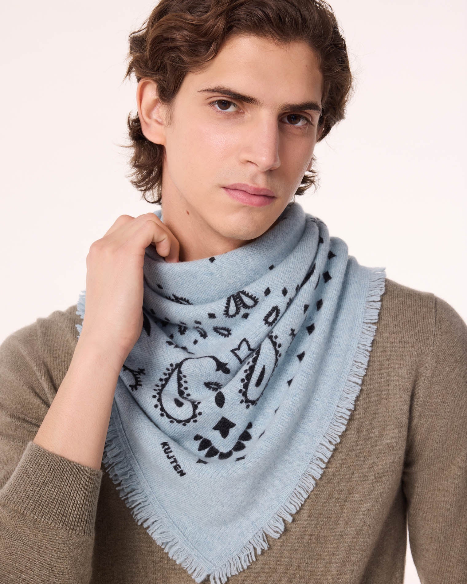 Kujten Bandana Large Sky Blue
