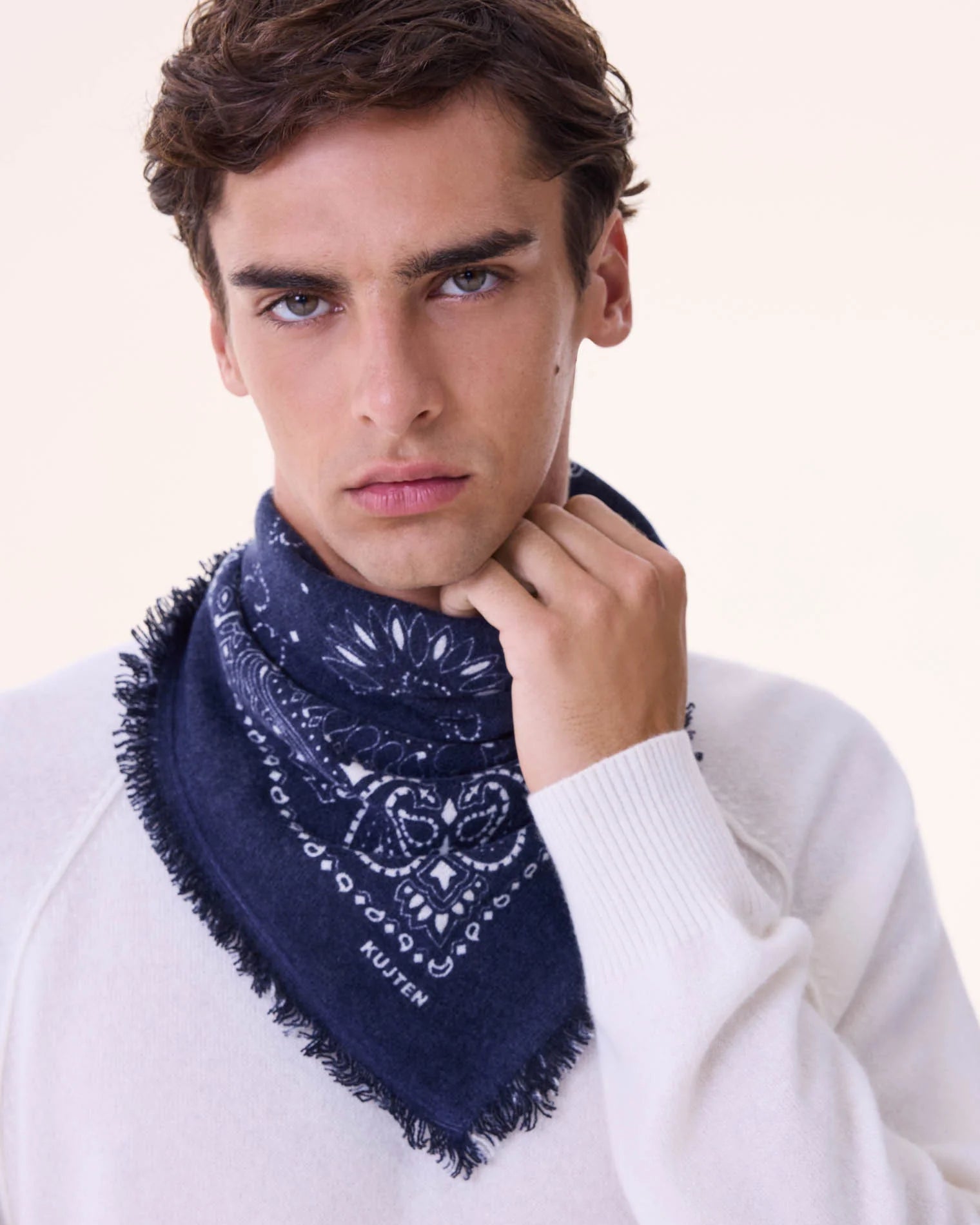 Kujten Bandana Small Dark Navy