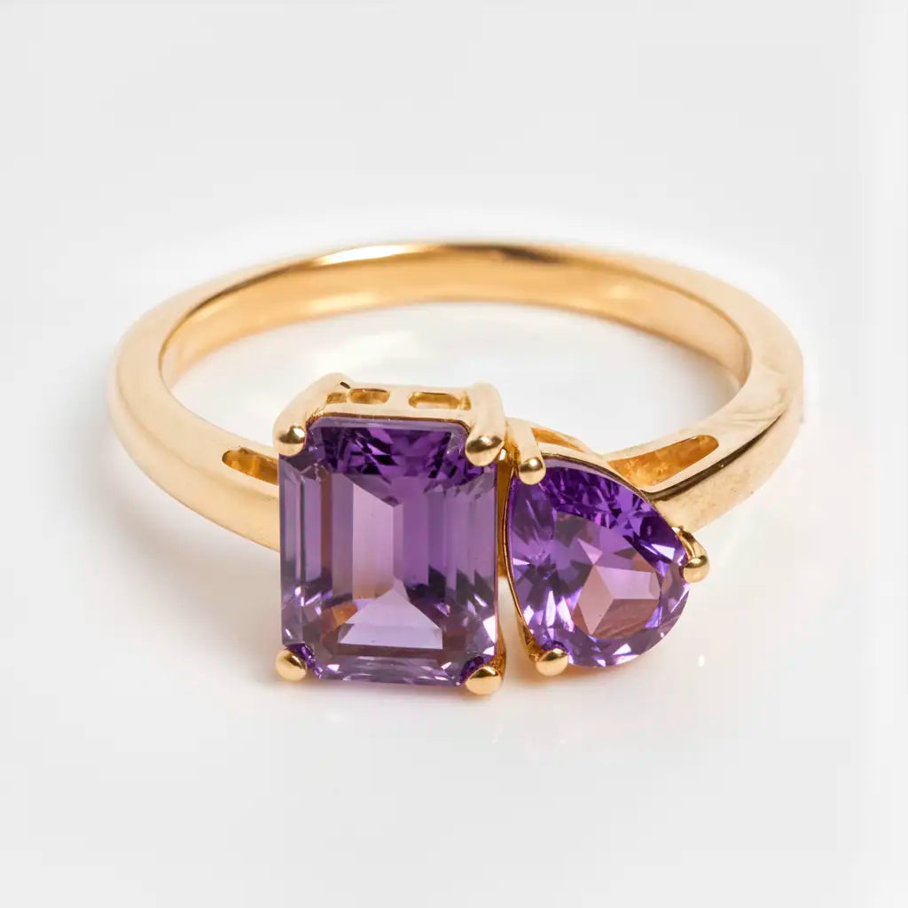 Birthstone Ring Amethyst