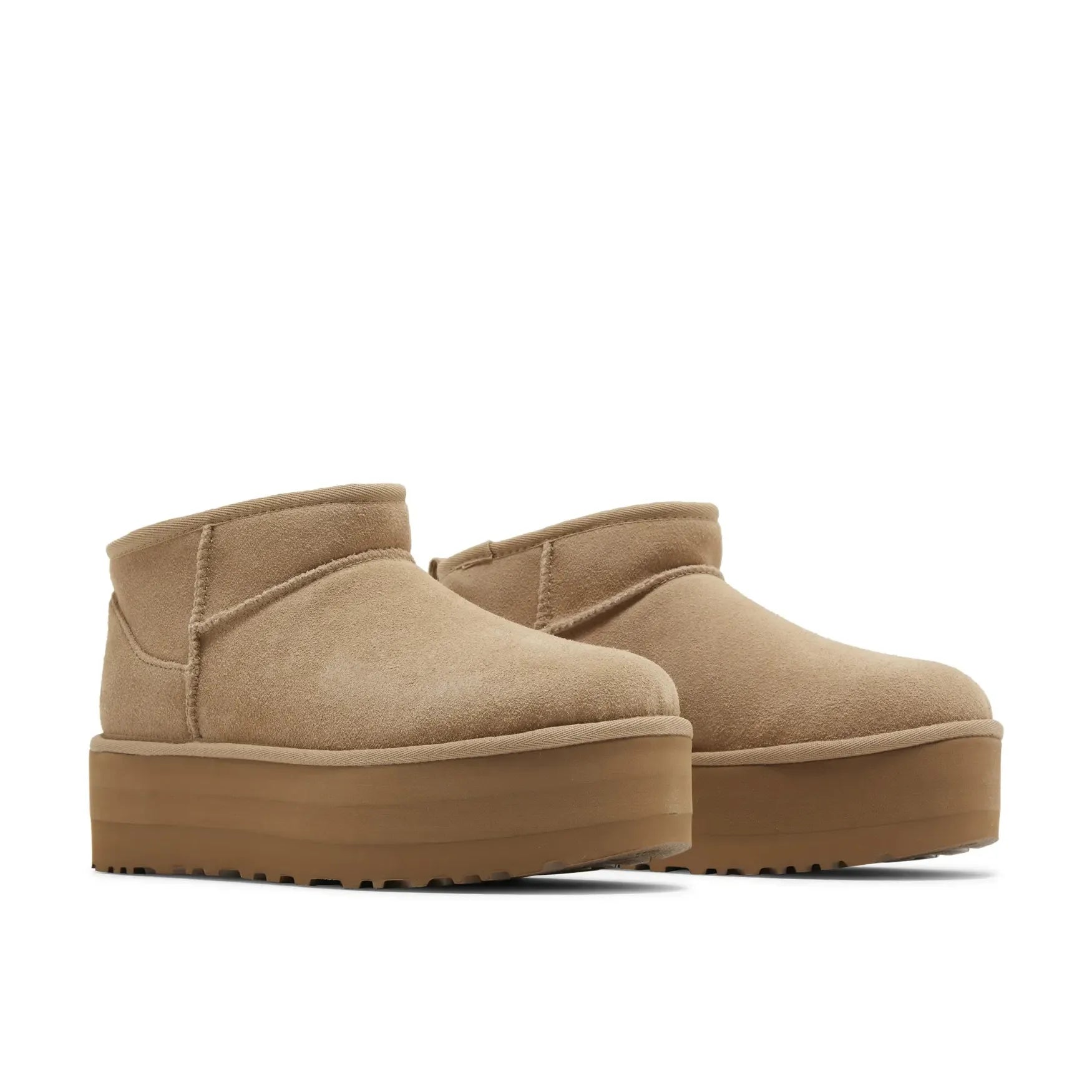 Ultra Mini Platform Boot Sand