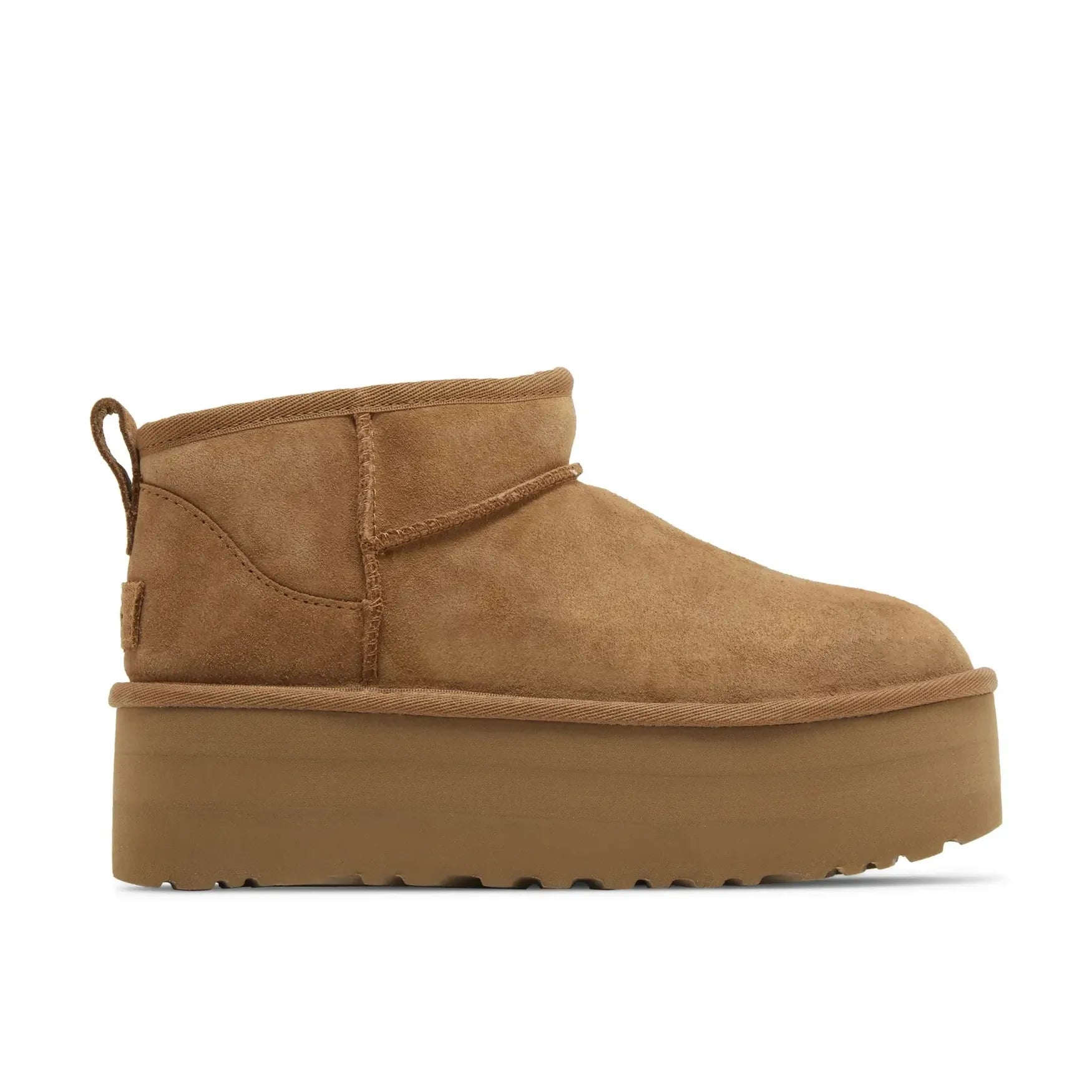 Ultra Mini Platform Boot Chestnut