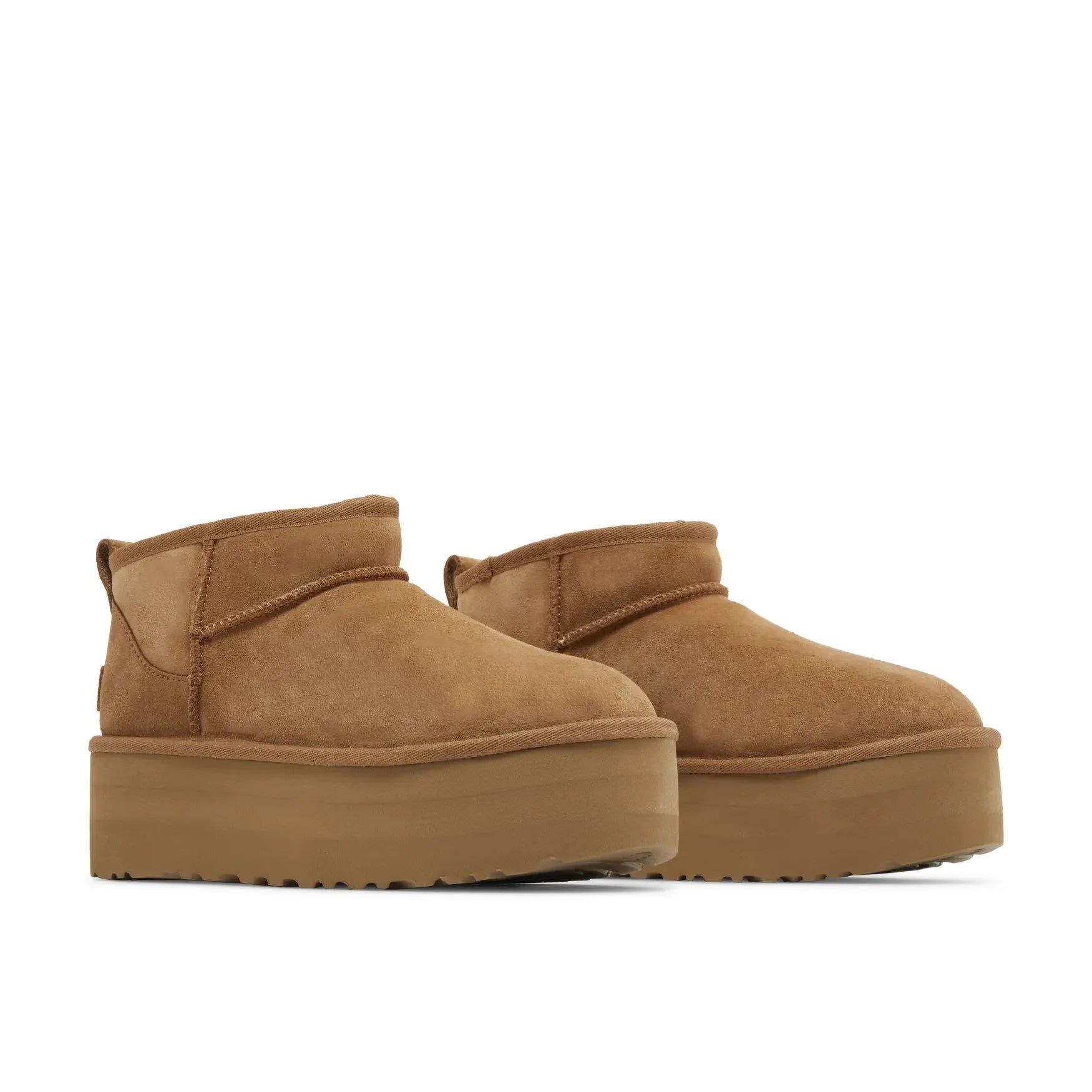 Ultra Mini Platform Boot Chestnut