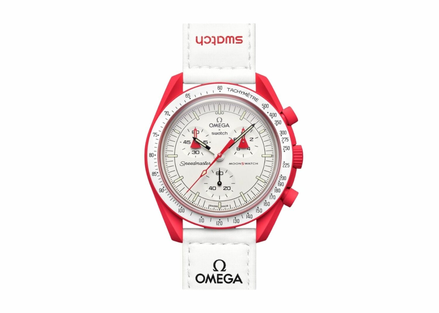 Watch White/Red